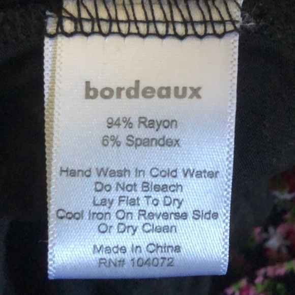 Anthropologie Bordeaux | Striped Black/Green Maxi skirt. - Picture 3 of 9